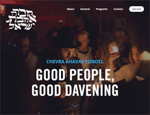 Tablet Screenshot of chevraahavasyisroel.org